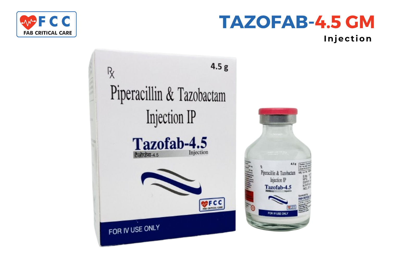 TAZOFAB 4.5 gm
